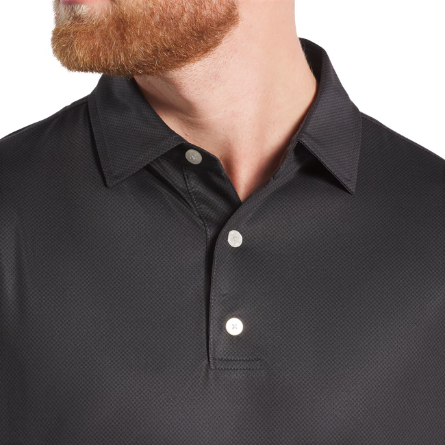 Footjoy Tonal Dot Print ATHLETIC FIT Black