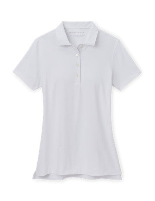 Ladies Peter Millar Short Sleeve Button Polo