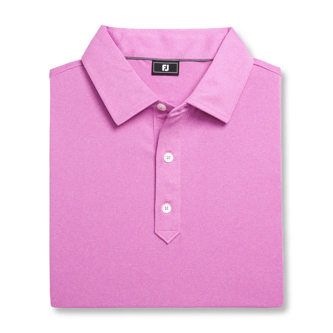 Footjoy Solid Lisle Polo Heather Pink TRADITIONAL FIT