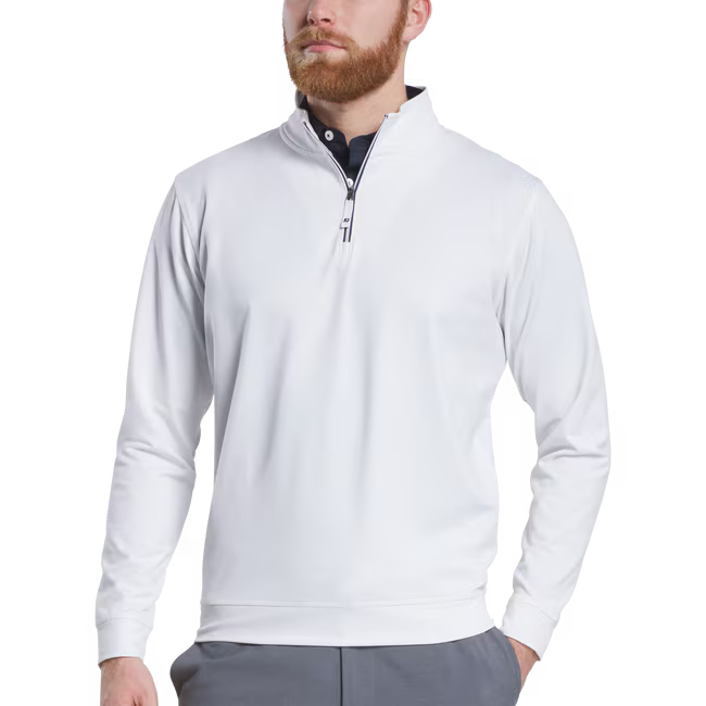 Footjoy Approach 1/4 Zip White