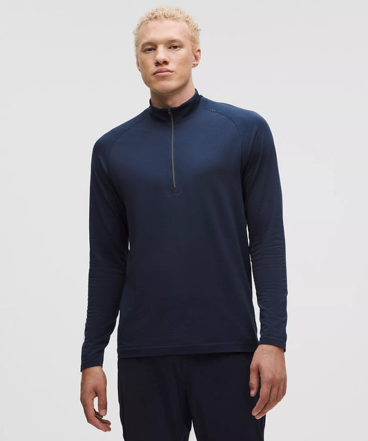 Lululemon Metal Vent Half Zip Club Blue
