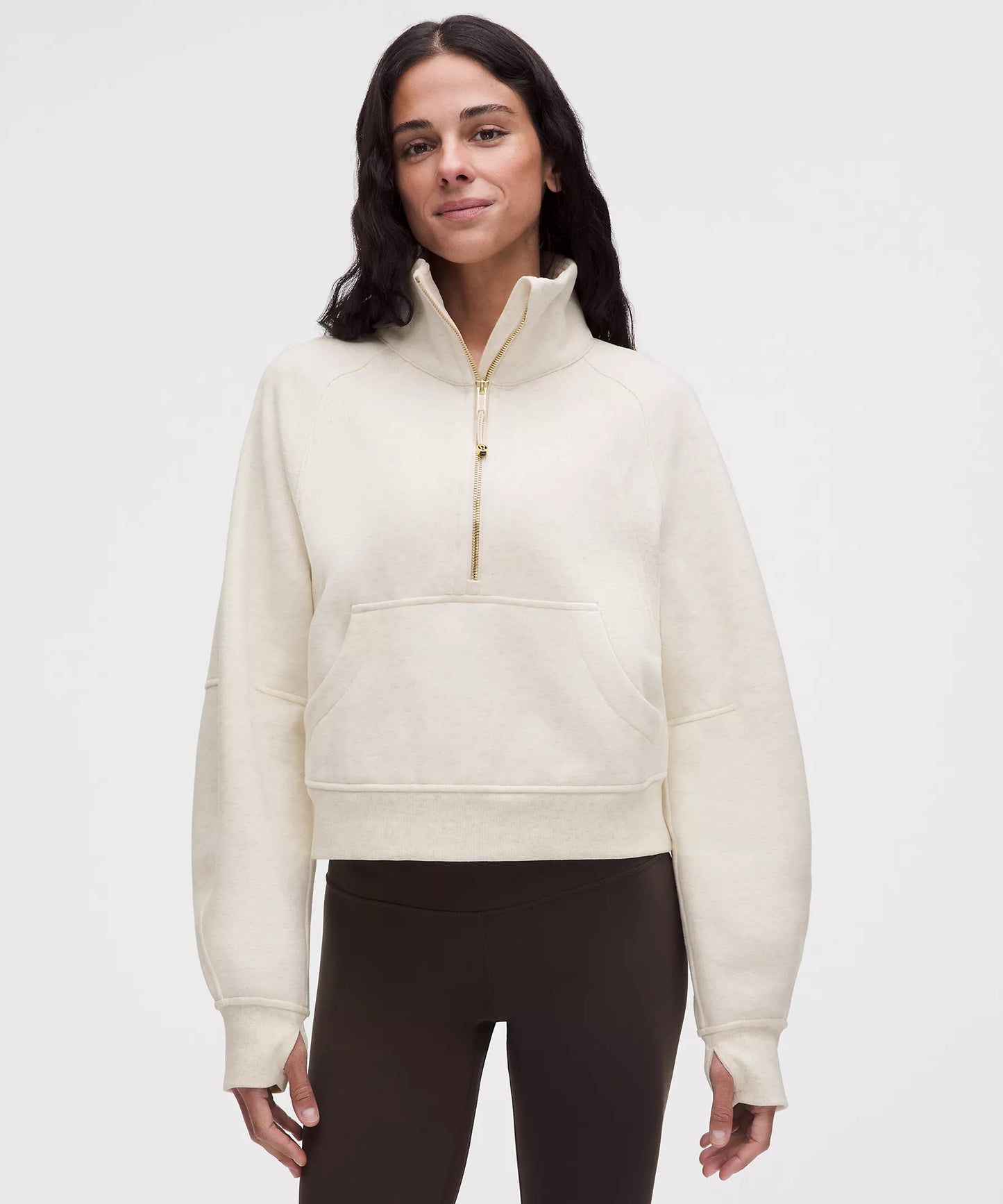 Lululemon Scuba Oversized Funnel-Neck Half Zip