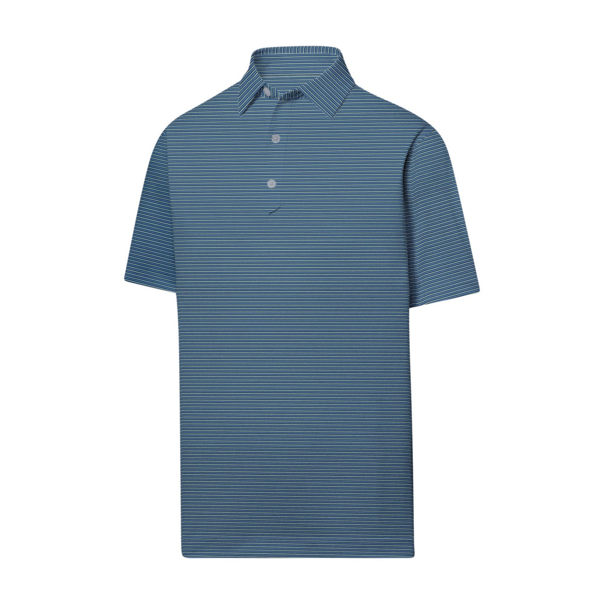 Footjoy Smooth Stripe Jersey Polo Nvy/Mnt/Blue